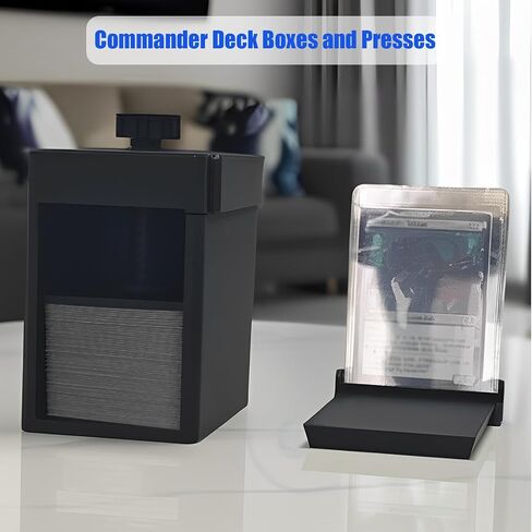 Card Deck Box for MTG, Commander Deck Box, Card Storage Box for Trading Cards, Removable Deck Case, Standard Size Cards Storage Box Perfect Fit for Mtg, Sport, Trading Cards in Saudi Arabia
