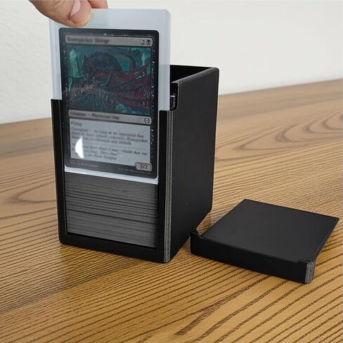 Card Deck Box for MTG, Commander Deck Box, Card Storage Box for Trading Cards, Removable Deck Case, Standard Size Cards Storage Box Perfect Fit for Mtg, Sport, Trading Cards in Saudi Arabia