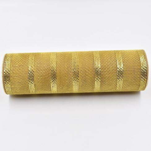 3 لفة 10 بوصة × 10 ياردة مزخرفة بولي شباك ريببون لفائف ، لخريف الخريف لوازم الباب الأمامي الزهور الزهر ديكور الشجرة الشكر ديكور الحصاد (أورانج والأخضر والأصفر) in Kuwait