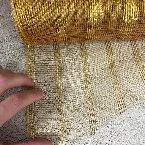 3 لفة 10 بوصة × 10 ياردة مزخرفة بولي شباك ريببون لفائف ، لخريف الخريف لوازم الباب الأمامي الزهور الزهر ديكور الشجرة الشكر ديكور الحصاد (أورانج والأخضر والأصفر) in Kuwait