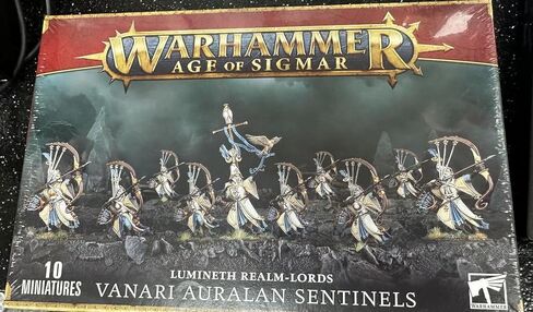 Warhammer Age of Sigmar Games Workshop Lumineth Realm-Lords: Vanari Auralan Sentinels in Saudi Arabia