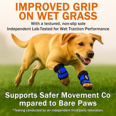 LovinPet Dog Leg Braces, 2 Pack Adjustable Ankle/Hock Wraps for Front & Back Legs, Back Leg Support Brace, Recovery & Mobility Aid, Joint Stability Support, Fits Medium & Large Dogs, Black in Saudi Arabia
