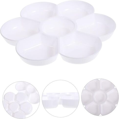 Gadpiparty 4pcs تقسيم ألوان لوحة الصباغ الصباغية دائمة لللوحة المائية اللوحة تصميم خفيفة الوزن لسهولة خلط التنظيف للفنانين in Saudi Arabia