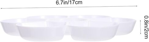 Lurrose 4pcs ألوان خلط علبة الصباغ المقلدة من السيراميك للفنانين للطلاب الهواة خفيفة الوزن ومريحة للحرف الفنية للألوان المائية in Saudi Arabia