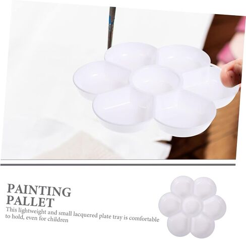 Lurrose 4pcs ألوان خلط علبة الصباغ المقلدة من السيراميك للفنانين للطلاب الهواة خفيفة الوزن ومريحة للحرف الفنية للألوان المائية in Saudi Arabia