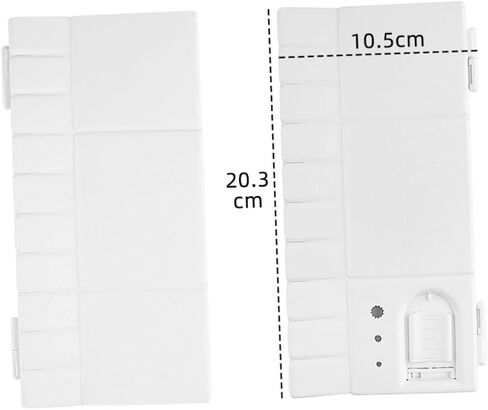 Painting Color Mixing Tray Durable Watercolor Palette with Unique Flip Design for Artists Amateurs Professionals for Painting Enthusiasts in Saudi Arabia