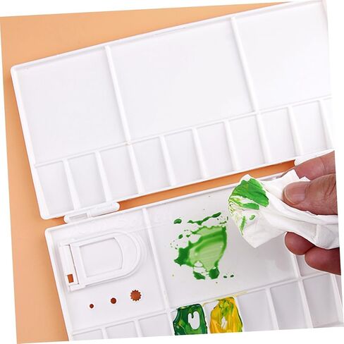 Painting Color Mixing Tray Durable Watercolor Palette with Unique Flip Design for Artists Amateurs Professionals for Painting Enthusiasts in Saudi Arabia