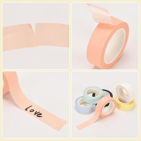 Patikil 33 Yard Washi Tape ، ملصقات زخرفية لاصق ملونة للادة اللاصقة لـ DIY Craft Art Glack Journal Scrapbook Planner ، Black in Saudi Arabia