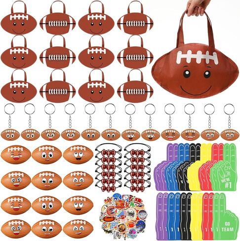Maxdot 122 PCS Soccer Party Favors مجموعة خدمة 12 كرة قدم غير منسوجة حقائب Goodi in Saudi Arabia