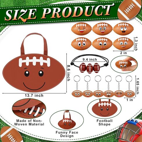 Maxdot 122 PCS Soccer Party Favors مجموعة خدمة 12 كرة قدم غير منسوجة حقائب Goodi in Saudi Arabia