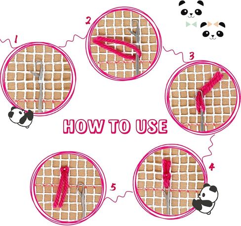 Cute Monkey Latch Hook Kits Pillow DIY Rug Crochet Hook Cushion Making Kits Printed Color Pattern Canvas Pillowcase Hooking Kits Pillow Cover Starter DIY Crochet Kits 43x43cm(P57) in Saudi Arabia