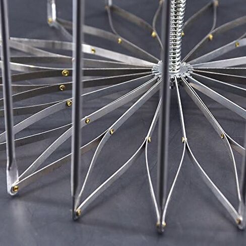 SUMAG Silver Steel Appearing Bird Cage - Small Size (Dove Appearing Cage) Magic Tricks for Magician in Saudi Arabia