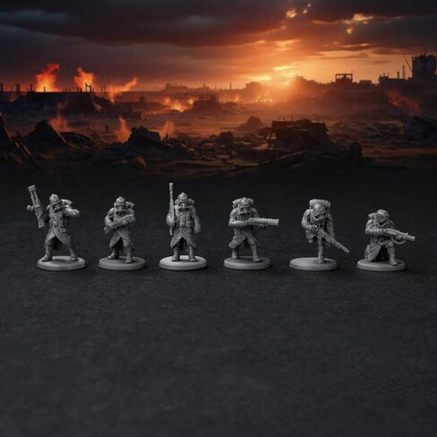 AUSPDICE RPG Terrain AF695 مجموعة خندق - وضع دفاعي معياري لتخطيطات خريطة DND ، وملحقات Wargame ، وجدران الأبراج المحصنة ، وألعاب RPG المصغرة من 28 مم إلى 32 مم in Saudi Arabia