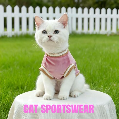 Dog & Cat Jersey ، ملابس الحيوانات الأليفة للكلاب والقطط ， الرقم 97 ، قميص بلوز من القطن الدافئ الناعم لفصل الخريف والشتاء ، قميص رياضة الحيوانات الأليفة المريحة المتنفرة ، ارتداء متين في الهواء الطلق (الوردي ، xlarge) in Kuwait
