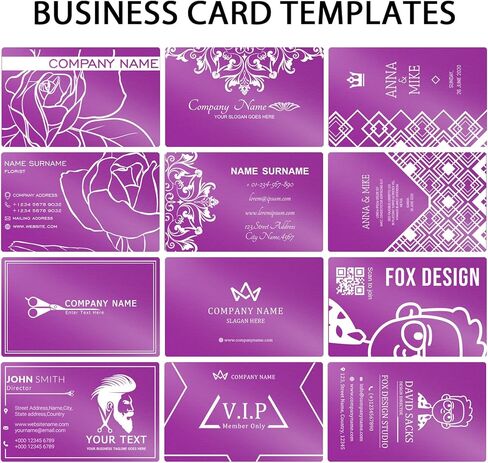 Custom Metal Business Cards 30-1000PCS, 0.45mm Laser Engraved Aluminum Business Cards Customizable Double-Sided, Waterproof Personalized VIP Company Cards for Business Corporate Promotion in Kuwait