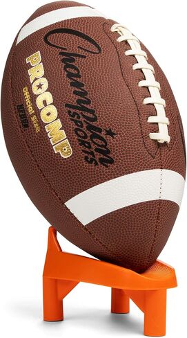 Champion Sports Extra-Point Kicking Tee for Kickoff Practice, 2" Black - Ball Holder Tees for Footballs - Kicking Block and Accessories for Adults, Kids, Coaches in Kuwait