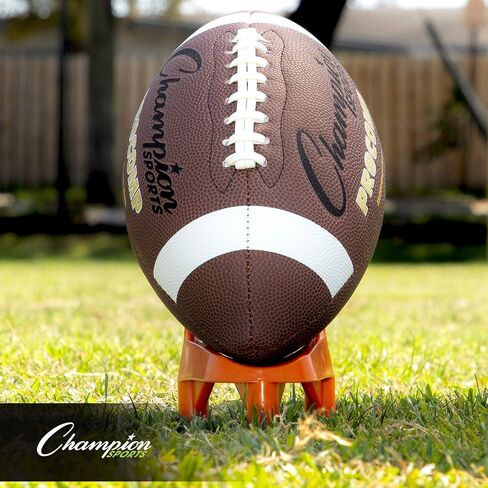 Champion Sports Extra-Point Kicking Tee for Kickoff Practice, 2" Black - Ball Holder Tees for Footballs - Kicking Block and Accessories for Adults, Kids, Coaches in Kuwait