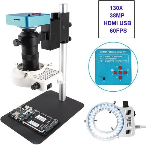 Microscope Kit 4K 48MP USB 60FPS MONOCULIT MIDOSCOPS MONSOCTIN in Saudi Arabia