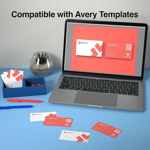 Staples 610387 Inkjet Business Cards 2 بوصة × 3 1/2 بوصة أبيض 1000/بطاقات in Saudi Arabia
