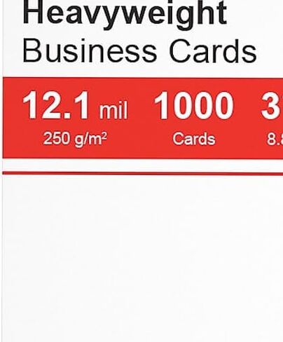 Staples 610387 Inkjet Business Cards 2 بوصة × 3 1/2 بوصة أبيض 1000/بطاقات in Saudi Arabia