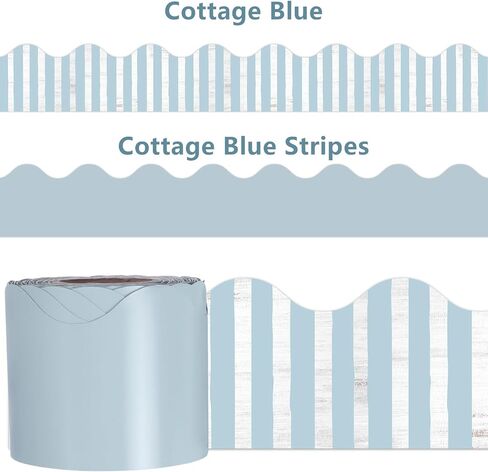 Ceiba Tree Cottage Blue Bulletin Board Board Trim 3 بوصة × 52 قدمًا ملوثة بالمخطوطات الدراسية. in Saudi Arabia