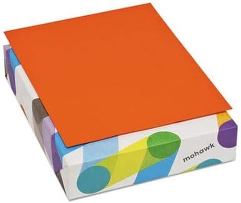 Mohawk 472608 BriteHue Multipurpose Colored Paper, 20lb, 8 1/2 x 11, Orange, 500 Sheets in Saudi Arabia