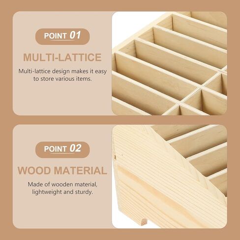 NUOBESTY Cell Phone Storage Box 16-grid Wooden Cell Phone Holder Desktop Organizer Storage Boxes for Classroom Office in Saudi Arabia