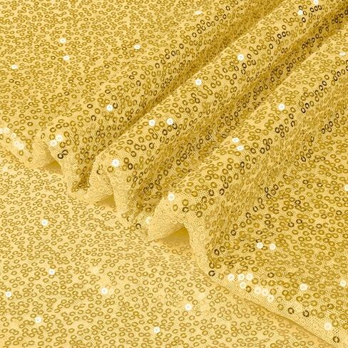 Vonty Sequin Fabric by The Yard - 1 Yard Black Sequin Fabric, Glitter Fabric Sparkly Shiny Fabrics Mesh Mermaid Fabric for Sewing Wedding Dress Tablecloth Party Decorative DIY(48 Inch Wide) in Saudi Arabia