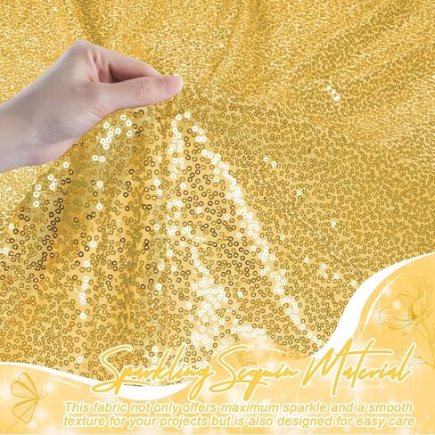 Vonty Sequin Fabric by The Yard - 1 Yard Black Sequin Fabric, Glitter Fabric Sparkly Shiny Fabrics Mesh Mermaid Fabric for Sewing Wedding Dress Tablecloth Party Decorative DIY(48 Inch Wide) in Saudi Arabia