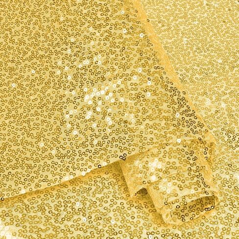 Vonty Sequin Fabric by The Yard - 1 Yard Black Sequin Fabric, Glitter Fabric Sparkly Shiny Fabrics Mesh Mermaid Fabric for Sewing Wedding Dress Tablecloth Party Decorative DIY(48 Inch Wide) in Saudi Arabia