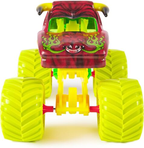Monster Jam, Official El Toro Loco Monster Truck, Collector Die-Cast Vehicle, 1:24 Scale, Kids Toys for Boys and Girls Ages 3 and up in Saudi Arabia