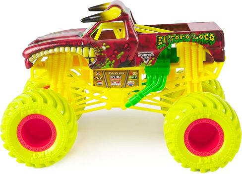 Monster Jam, Official El Toro Loco Monster Truck, Collector Die-Cast Vehicle, 1:24 Scale, Kids Toys for Boys and Girls Ages 3 and up in Saudi Arabia