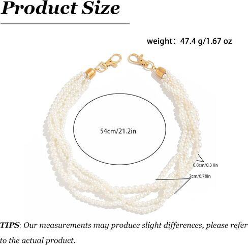 Pearl Wallet Chain Belt Trouser Jean Chains for Men Pants Chain Pearl Jewelry 70S 80S 90S Gifts in Saudi Arabia