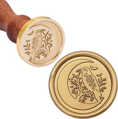 SWANGSA Mushroom Wax Seal Stamp Kit with 200pcs Sealing Wax Beads, Great for Embellishment of Invitations, Wine Packages, Gift Idea in Kuwait