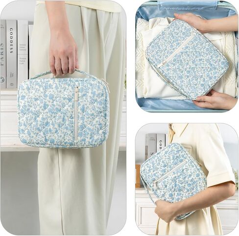 Bible Cover for Women – Quilted Bible Carrying Case for Bible Study Suppliers – Bible Holder Bag Gift for Girls, Fits Standard Bibles, Christian Book Tote for Study, Church, Travel in Kuwait