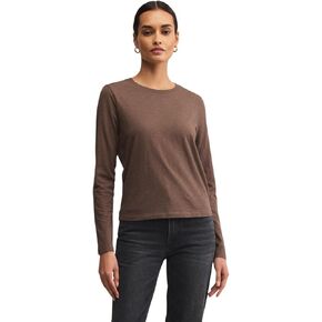 Z SUPPLY Women's Modern Slub Long Sleeve Tee in Kuwait