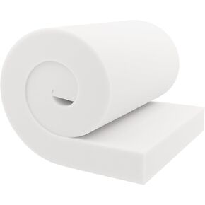GoTo Foam 5" Height x 22" Width x 60" Length 44ILD (Firm) Upholstery Cushion Made in USA in Saudi Arabia