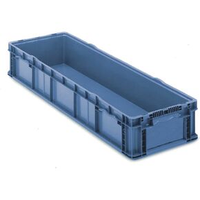 ORBIS Stakpak Plastic Long Stacking Container, 48 x 15 x 7-1/2, Blue in Saudi Arabia