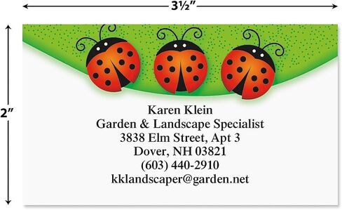 Colorful Images Class Time Teacher Personalized Business Cards - 2" x 3 1/2", 250 Single Sided Custom Teacher Card Set Printed on Heavy 80# Cover Paper Stock, Opaque Matte Finish in Saudi Arabia