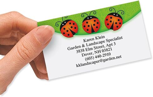 Colorful Images Class Time Teacher Personalized Business Cards - 2" x 3 1/2", 250 Single Sided Custom Teacher Card Set Printed on Heavy 80# Cover Paper Stock, Opaque Matte Finish in Saudi Arabia