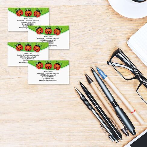 Colorful Images Class Time Teacher Personalized Business Cards - 2" x 3 1/2", 250 Single Sided Custom Teacher Card Set Printed on Heavy 80# Cover Paper Stock, Opaque Matte Finish in Saudi Arabia