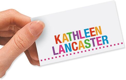 Colorful Images Class Time Teacher Personalized Business Cards - 2" x 3 1/2", 250 Single Sided Custom Teacher Card Set Printed on Heavy 80# Cover Paper Stock, Opaque Matte Finish in Kuwait