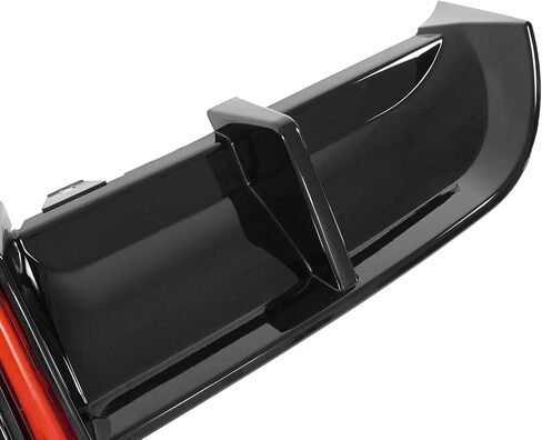 الناشر الخلفي ل toyota camry se xse 2018-2024 الوفير الخلفي الشفاه المفسد الذقن ملحقات abs abs plastics no الحفر المطلوبة (أسود لامع) in Kuwait