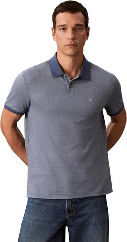Calvin Klein Men's Jacquard Refined Polo in Saudi Arabia