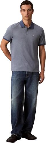 Calvin Klein Men's Jacquard Refined Polo in Saudi Arabia