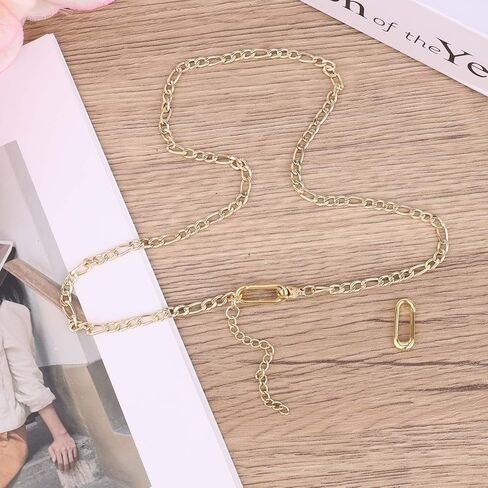2pcs Oval Necklace Clasps, Gold Filled Oval Spring Claps Bracelet Carabiner Pendant Necklace Enhancer Connector for Bracelet Charm Making Jewelry Finding (Gold) in Saudi Arabia