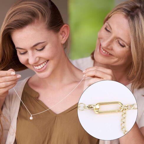 2pcs Oval Necklace Clasps, Gold Filled Oval Spring Claps Bracelet Carabiner Pendant Necklace Enhancer Connector for Bracelet Charm Making Jewelry Finding (Gold) in Saudi Arabia