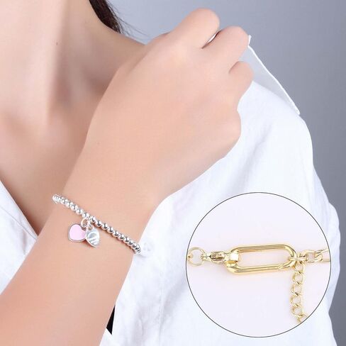 2pcs Oval Necklace Clasps, Gold Filled Oval Spring Claps Bracelet Carabiner Pendant Necklace Enhancer Connector for Bracelet Charm Making Jewelry Finding (Gold) in Saudi Arabia