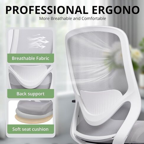 HYLONE 400lbs Drafting Chair Adjustable High Back Computer Office Chair with Lumbar Support Standing Desk Chair Heavy Duty Big Tall Drafting Stool for Artists with Adjustable Footrest in Kuwait
