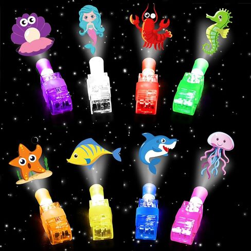 32 جهاز كمبيوتر تحت الحفل البحري تفضل أن أضواء الأصابع ، توهج في The Dark Light Up Summer Beach Party Favors للأطفال. in Saudi Arabia